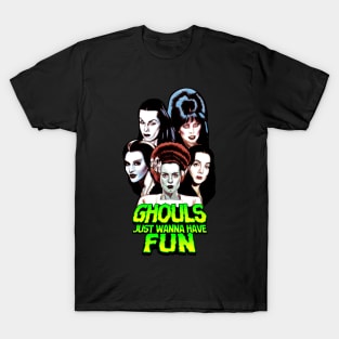 Ghouls Just Wanna Have Fun - Halloween icons T-Shirt